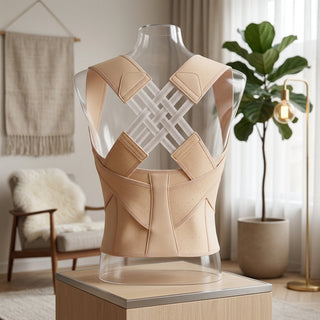 Adjustable Back Posture Corrector with Crossed Back Bands and Shoulder Support | Henley