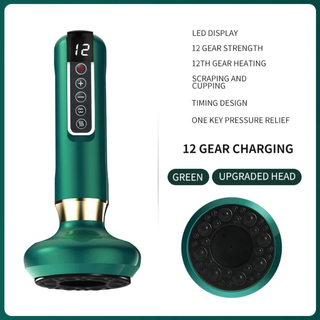 Electric Cupping Massager With Adjustable Suction And Scraping | Reeves