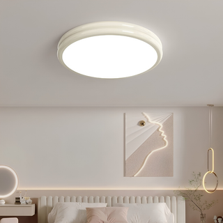 Modern Round Flush Mount Ceiling Light Fixture | Clayton