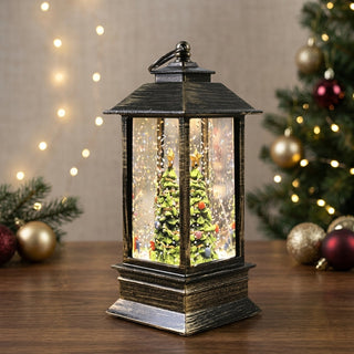 USB Battery Operated Christmas Lantern With Timer And Retro ABS Material | Randall