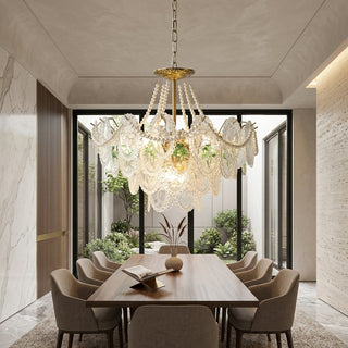Modern Glass Disc Pendant Chandelier Light | Elarique