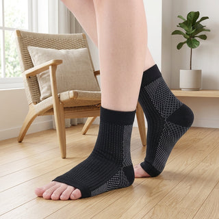Open Toe Non Slip Compression Socks With Neuropathy Support And Comfort | Gardner