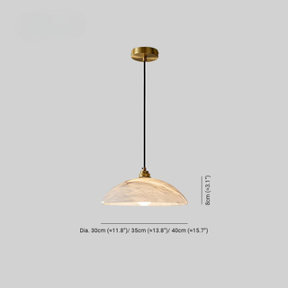Modern Marble Dome Pendant Ceiling Light Fixture | Avelisse