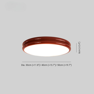 Modern Round Flush Mount Ceiling Light Fixture | Clayton