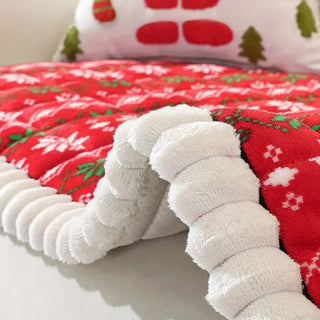 Christmas Anti Slip Quilted Sofa Cover | Mapleton