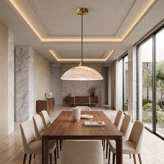 Modern Marble Dome Pendant Ceiling Light Fixture | Avelisse