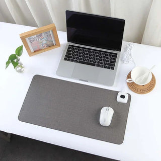 Heated Mouse Pad With Digital Display And Waterproof PU Surface | Randolph