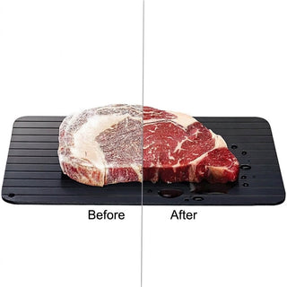 Fast Aluminum Food Defrosting Tray Kitchen Thawing Plate | Dawson