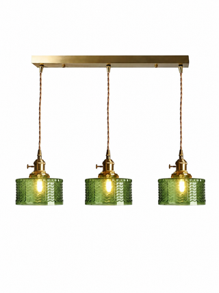 Pendant Light | Ribbed Vintage Design
