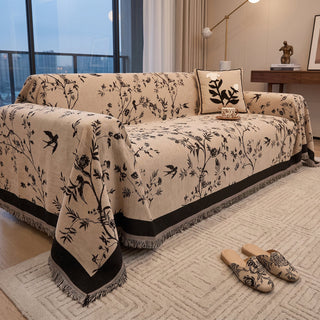Floral Anti Slip Sofa Cover For Full Protection | Hamilton