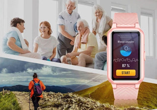 Senior GPS Safety Smartwatch with Fall Detection, SOS & 4G Calling | Safetiva