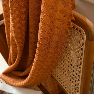 Rustic Sheer Window Curtain Panel For Interior Spaces | Willowra