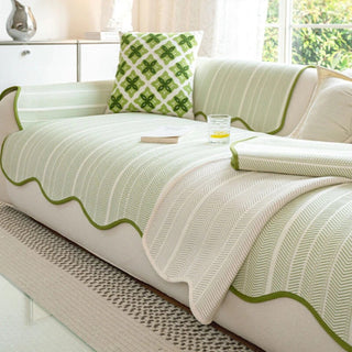 Geometric Non Slip Summer Sofa Seat Cover | Brookfield