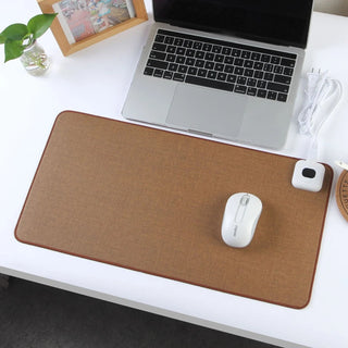 Heated Mouse Pad With Digital Display And Waterproof PU Surface | Randolph
