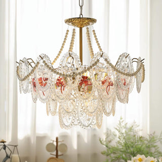 Modern Glass Disc Pendant Chandelier Light | Elarique