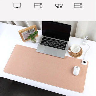 Heated Mouse Pad With Digital Display And Waterproof PU Surface | Randolph