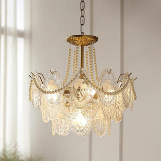 Modern Glass Disc Pendant Chandelier Light | Elarique
