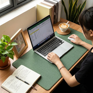 Heated Mouse Pad With Digital Display And Waterproof PU Surface | Randolph