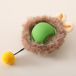 Interactive Rolling Ball Dog Toy with Moving Tail for Active Play | Tailora