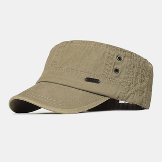 Adjustable Cotton Military Cap for Men – Outdoor Casual Style | Trailvex