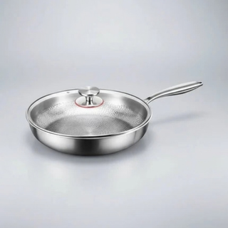 Pure Titanium Non Stick Frying Pan With Even Heat Distribution For Cooking And Hand Washing | Whitaker