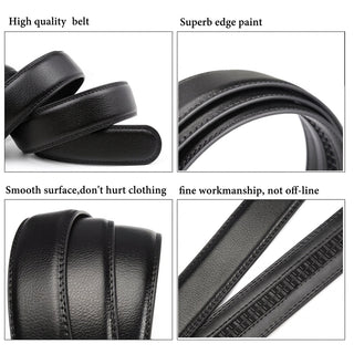 PU Leather Belt With Automatic Buckle And Adjustable Fit For Men | Stratton