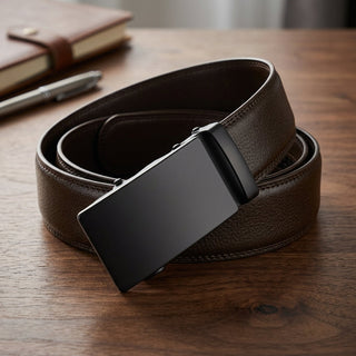 PU Leather Belt With Automatic Buckle And Adjustable Fit For Men | Stratton