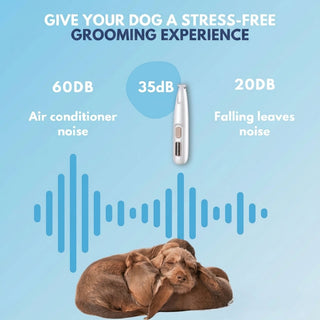 Quiet USB Rechargeable Pet Trimmer with LED Light for Dogs and Cats | Harmon