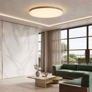Round Dimmable LED Flush Mount Ceiling Light | Virelune