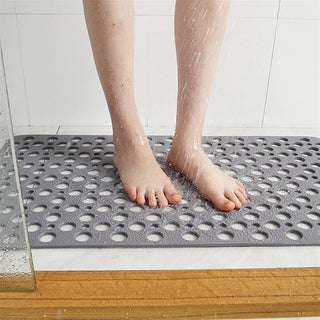 Non Slip Drainage Shower Bath Mat with Holes | Aquentra
