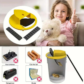 Automatic Reusable Mouse Trap for Safe & Easy Rodent Control | Trapora