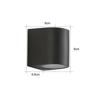 Modern Up Down Outdoor LED Wall Light Fixture | Arvenique