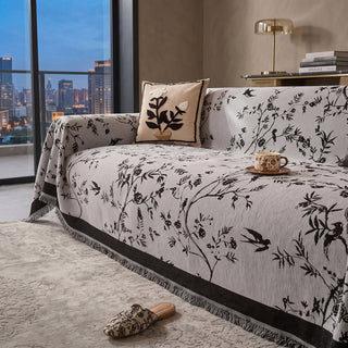 Floral Anti Slip Sofa Cover For Full Protection | Hamilton
