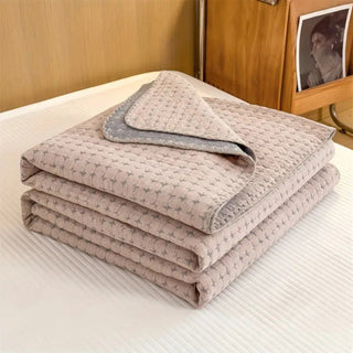 Waffle Weave Lightweight Cotton Summer Throw Blanket | Denham