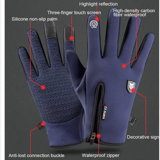 Waterproof Thermal Touchscreen Gloves With Windproof Fabric And Insulation | Prescott