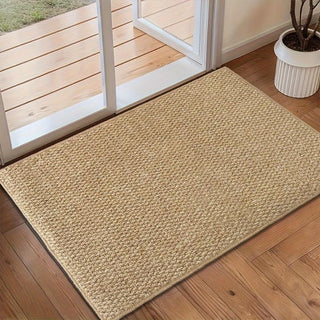 Natural Jute Doormat With Durable Material And Machine Washable Non-Slip Design | Porter