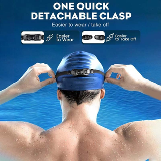 Wide View Swim Goggles With Anti Fog Coating And Adjustable Silicone Strap | Stanton