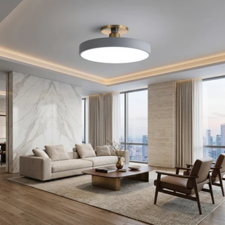 Modern Round LED Flush Mount Ceiling Light | Noventra