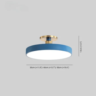 Modern Round LED Flush Mount Ceiling Light | Noventra