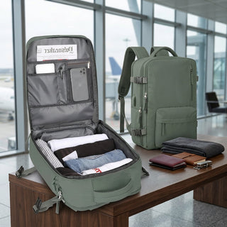 Waterproof Oxford Hiking Backpack With Multiple Compartments And Zippered Pockets | Goldfield