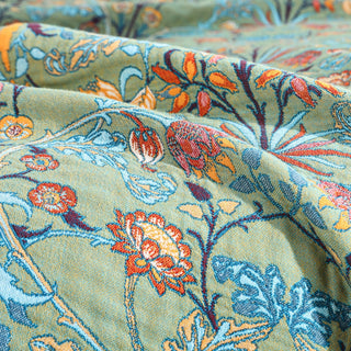 Boho Floral Decorative Throw Blanket For Sofa And Bed | Marvella